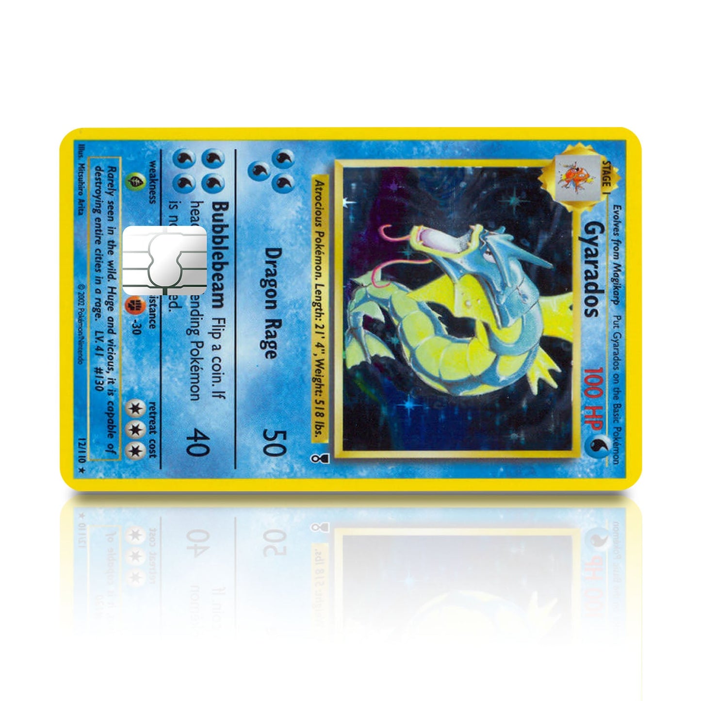 Flex Designs Credit Card Pokemon Gyarados Card Full Skins - Anime Pokemon Credit Card & Debit Card Skin