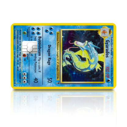 Flex Designs Credit Card Pokemon Gyarados Card Full Skins - Anime Pokemon Credit Card & Debit Card Skin