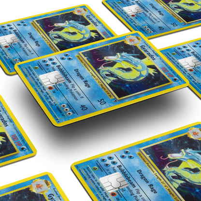 Flex Designs Credit Card Pokemon Gyarados Card Window Skins - Anime Pokemon Credit Card & Debit Card Skin