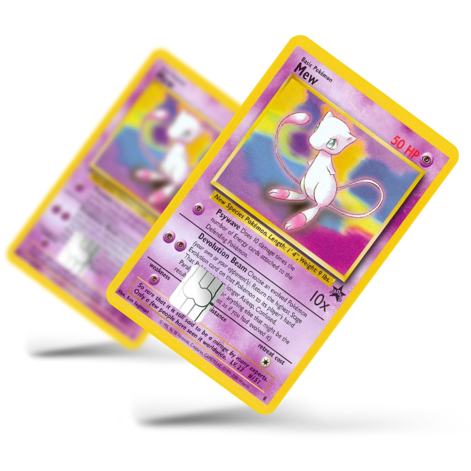 Flex Designs Credit Card Pokemon Mew Card Full Skins - Anime Pokemon Credit Card & Debit Card Skin