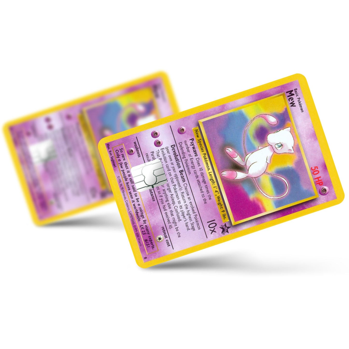 Flex Designs Credit Card Pokemon Mew Card Full Skins - Anime Pokemon Credit Card & Debit Card Skin
