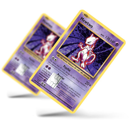 Flex Designs Credit Card Pokemon Mewtwo Card Full Skins - Anime Pokemon Credit Card & Debit Card Skin