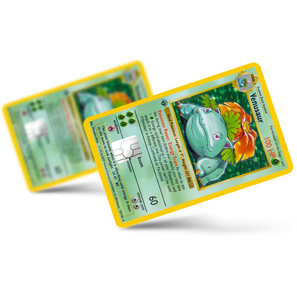 Flex Designs Credit Card Pokemon Venusaur Card Full Skins - Anime Pokemon Credit Card & Debit Card Skin