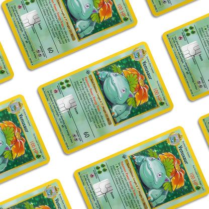 Flex Designs Credit Card Pokemon Venusaur Card Window Skins - Anime Pokemon Credit Card & Debit Card Skin