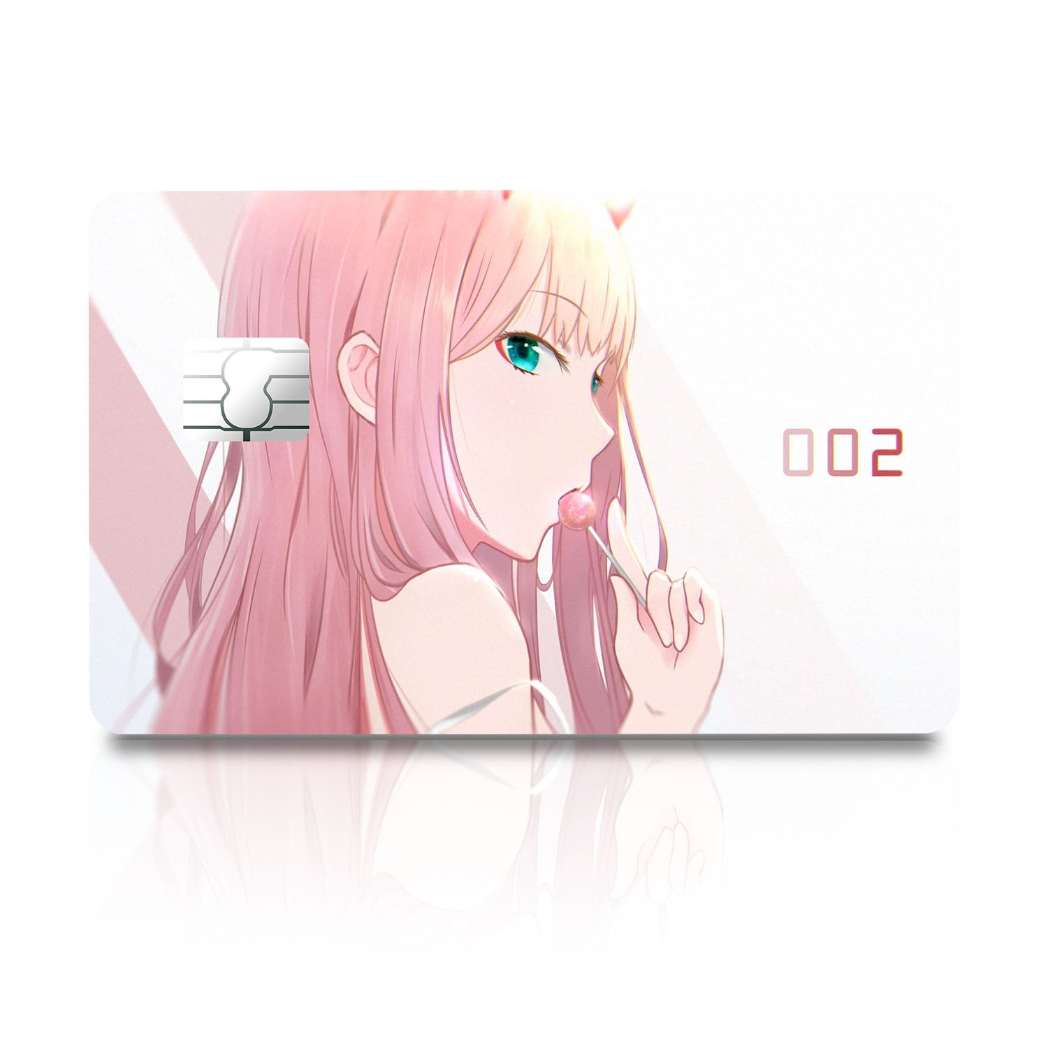 Flex Designs Credit Card Zero Two 002 Full Skins - Anime Darling in the Franxx Credit Card & Debit Card Skin