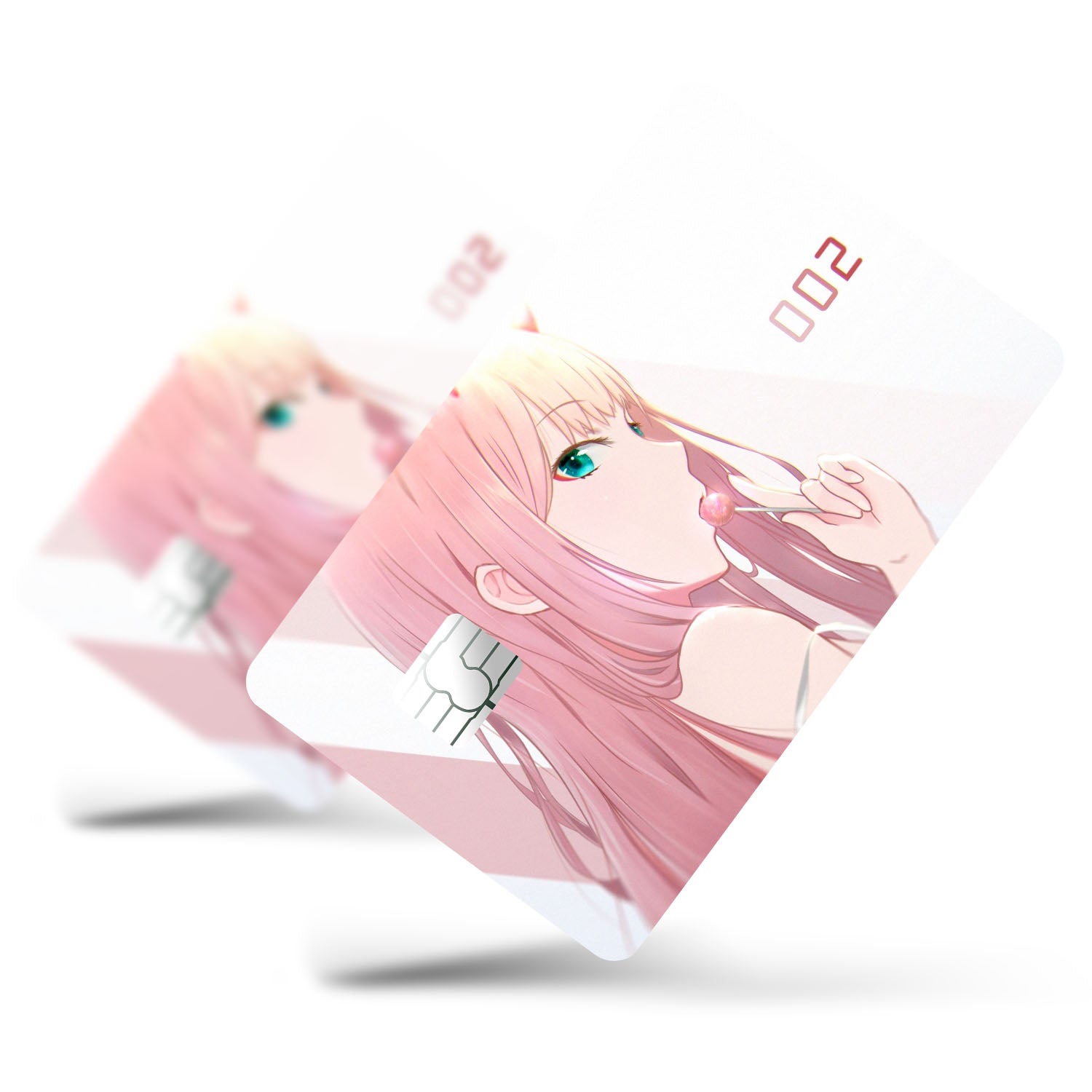 Flex Designs Credit Card Zero Two 002 Full Skins - Anime Darling in the Franxx Credit Card & Debit Card Skin