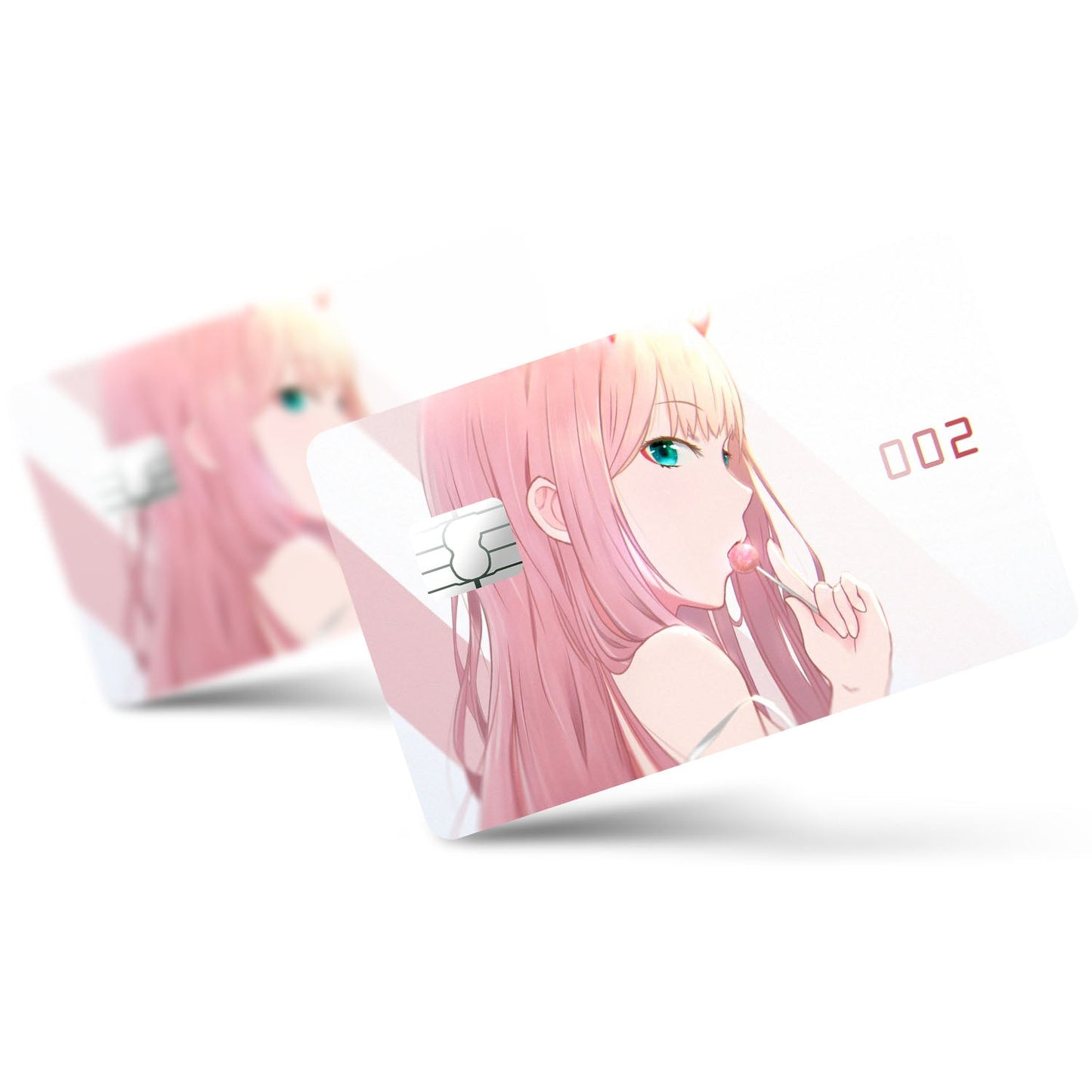 Flex Designs Credit Card Zero Two 002 Full Skins - Anime Darling in the Franxx Credit Card & Debit Card Skin