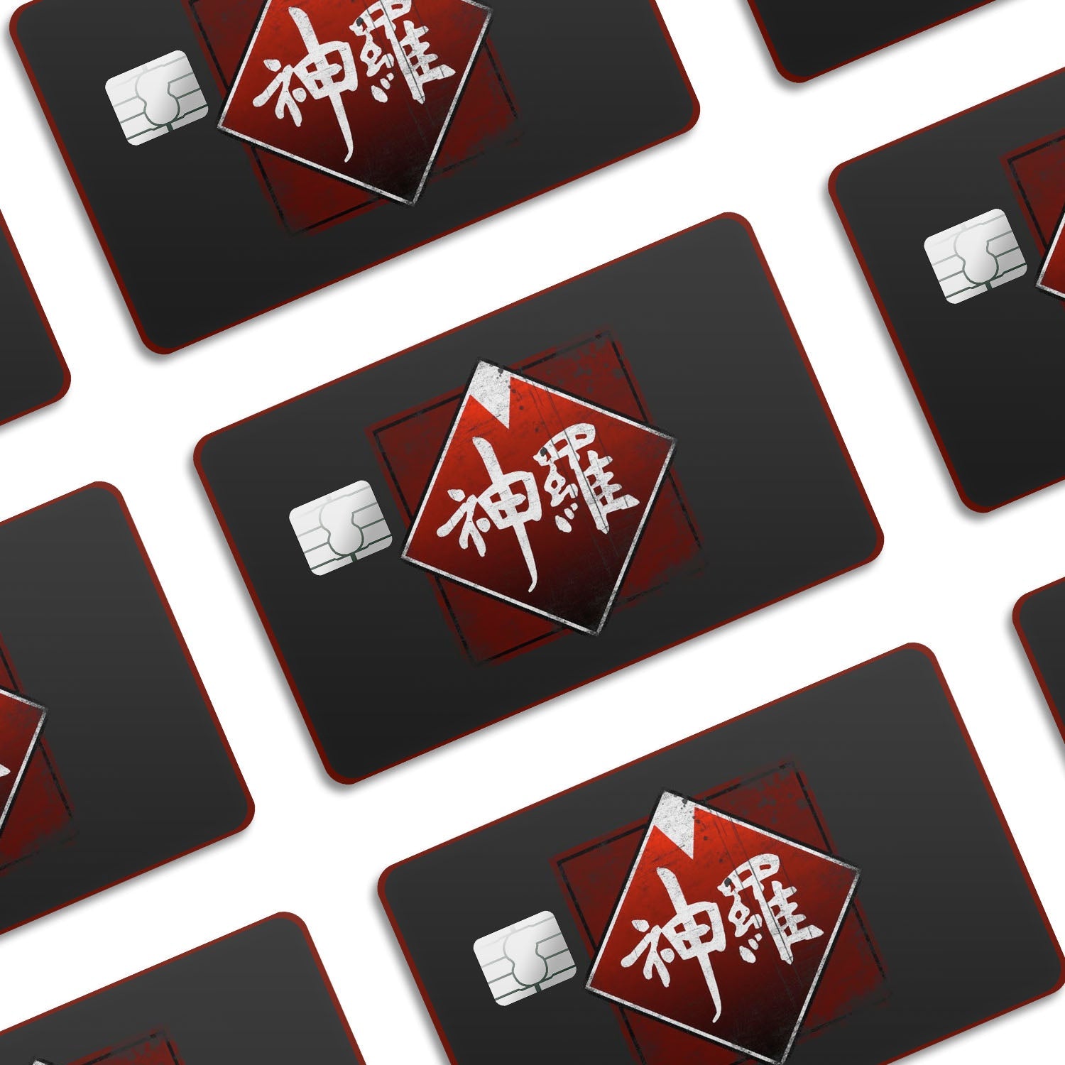 Flex Designs Credit Card Final Fantasy Shinra Logo Window Skins - Anime Final Fantasy Credit Card & Debit Card Skin