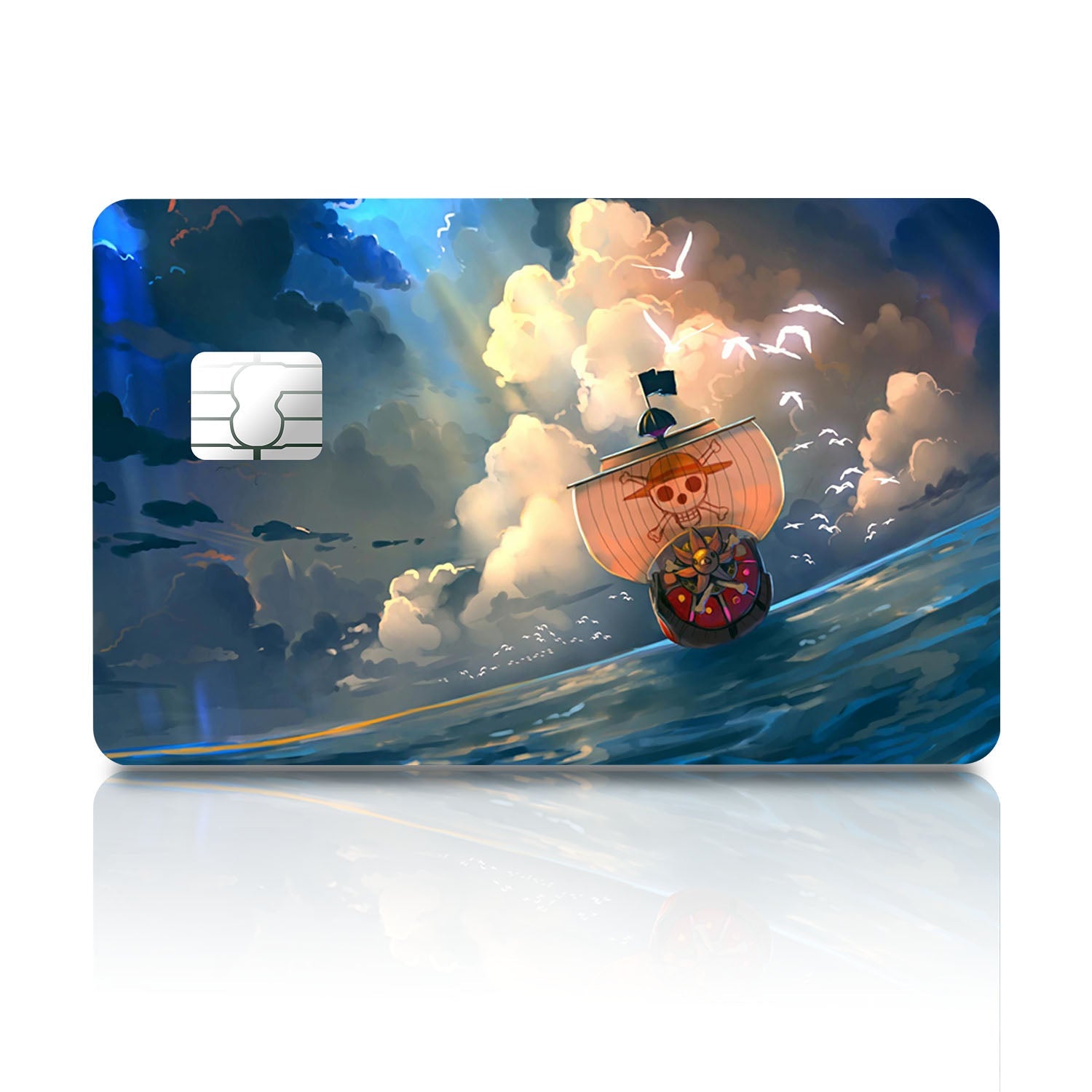Flex Designs Credit Card One Piece A Thousand Sunny Full Skins - Anime One Piece Credit Card & Debit Card Skin