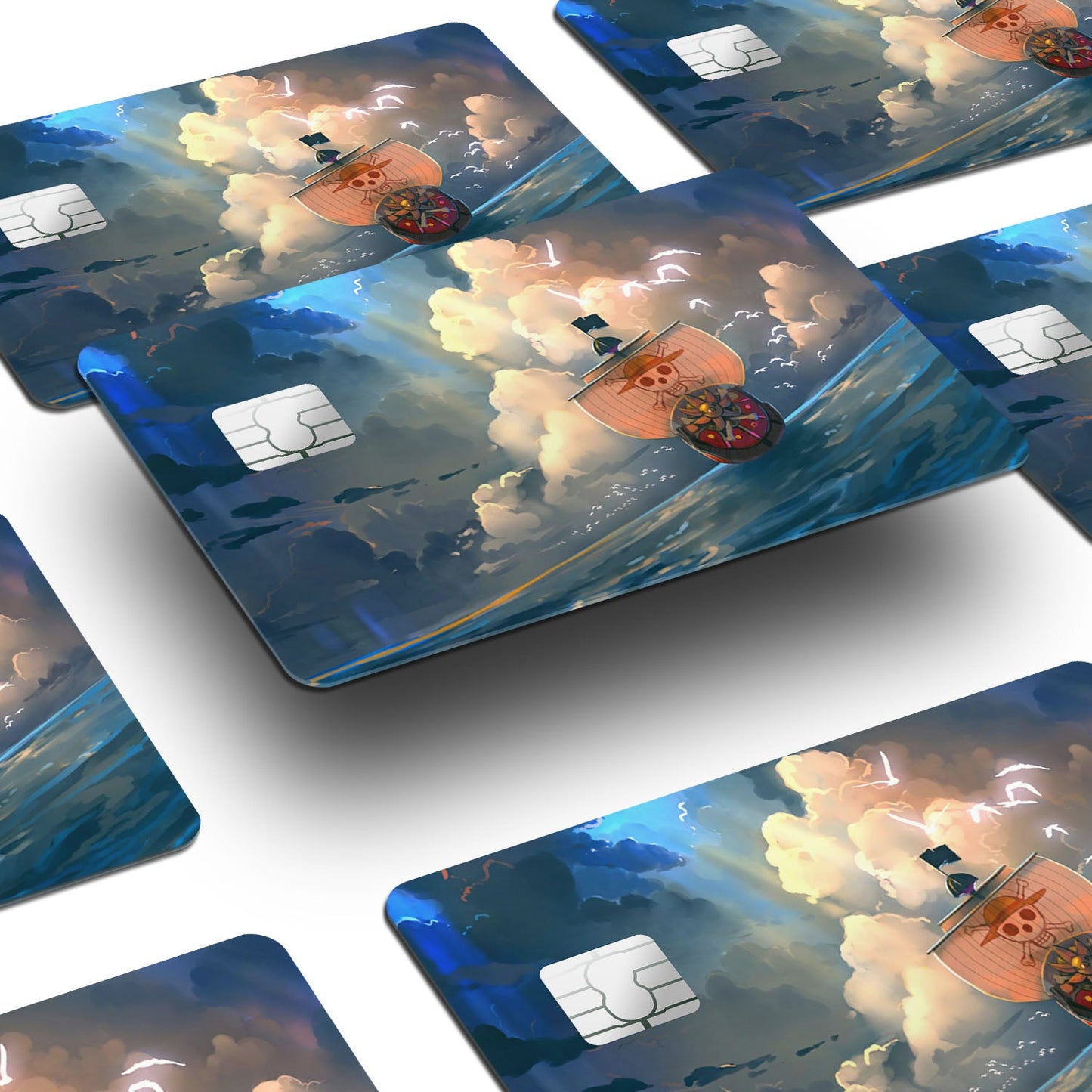 Flex Designs Credit Card One Piece A Thousand Sunny Window Skins - Anime One Piece Credit Card & Debit Card Skin