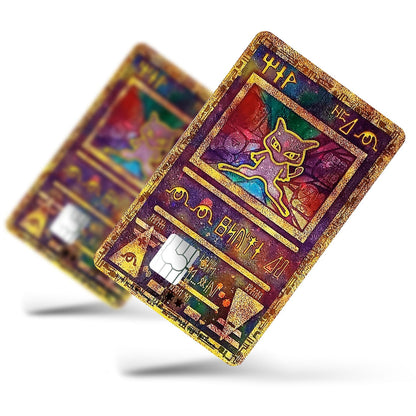 Flex Designs Credit Card Pokemon Ancient Mew Card Full Skins - Anime Pokemon Credit Card & Debit Card Skin