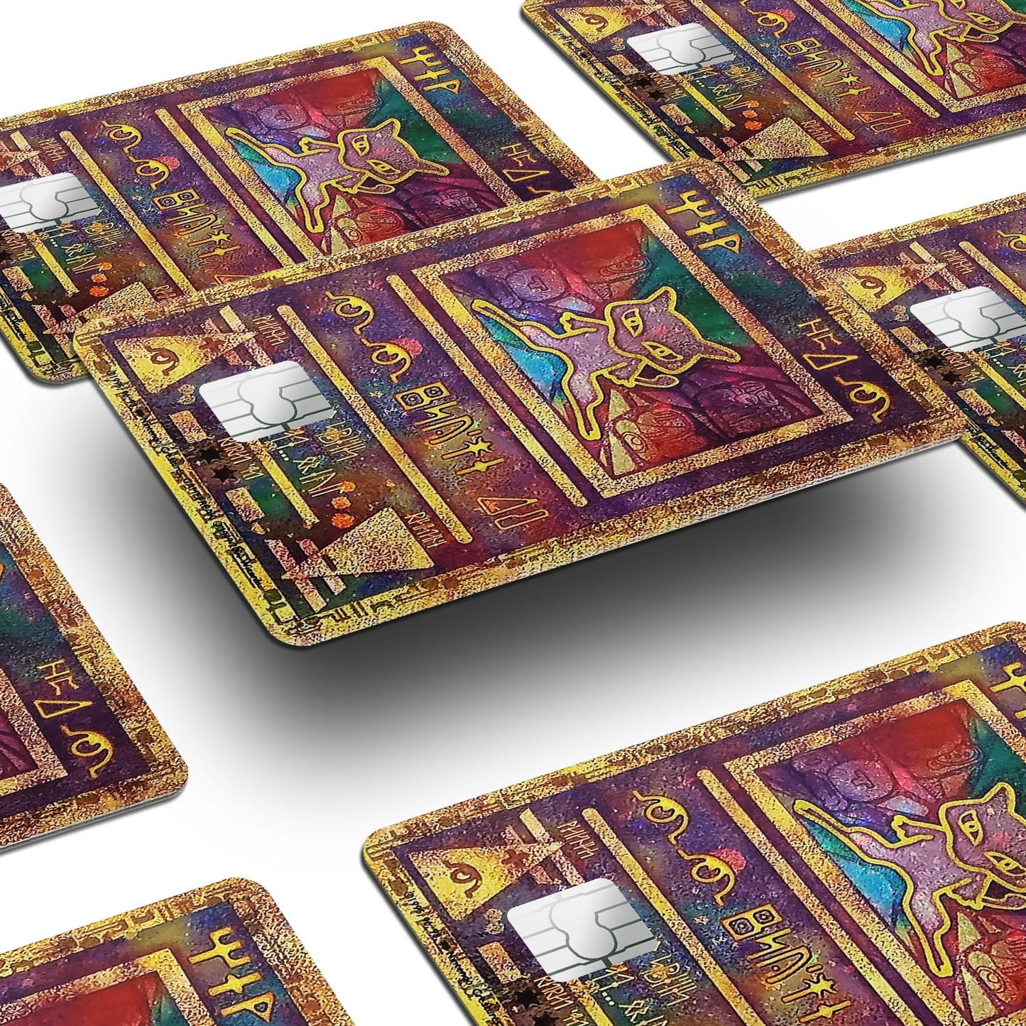 Flex Designs Credit Card Pokemon Ancient Mew Card Window Skins - Anime Pokemon Credit Card & Debit Card Skin