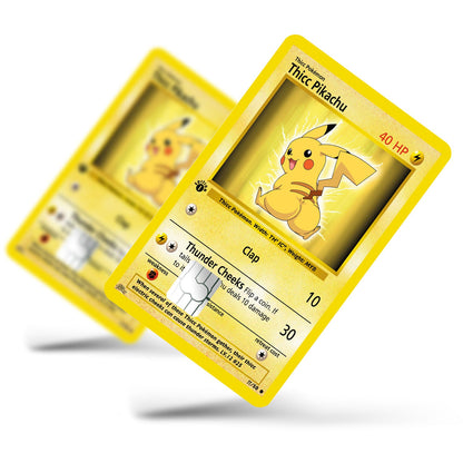 Flex Designs Credit Card Pokemon Thicc Pikachu Card Full Skins - Anime Pokemon Credit Card & Debit Card Skin