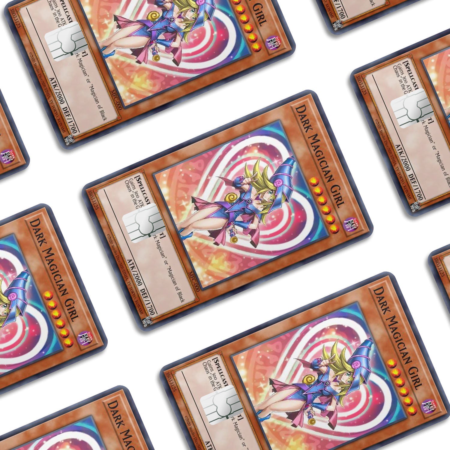 Flex Designs Credit Card Yugioh Girl Dark Magician Window Skins - Anime Yu-Gi-Oh Credit Card & Debit Card Skin