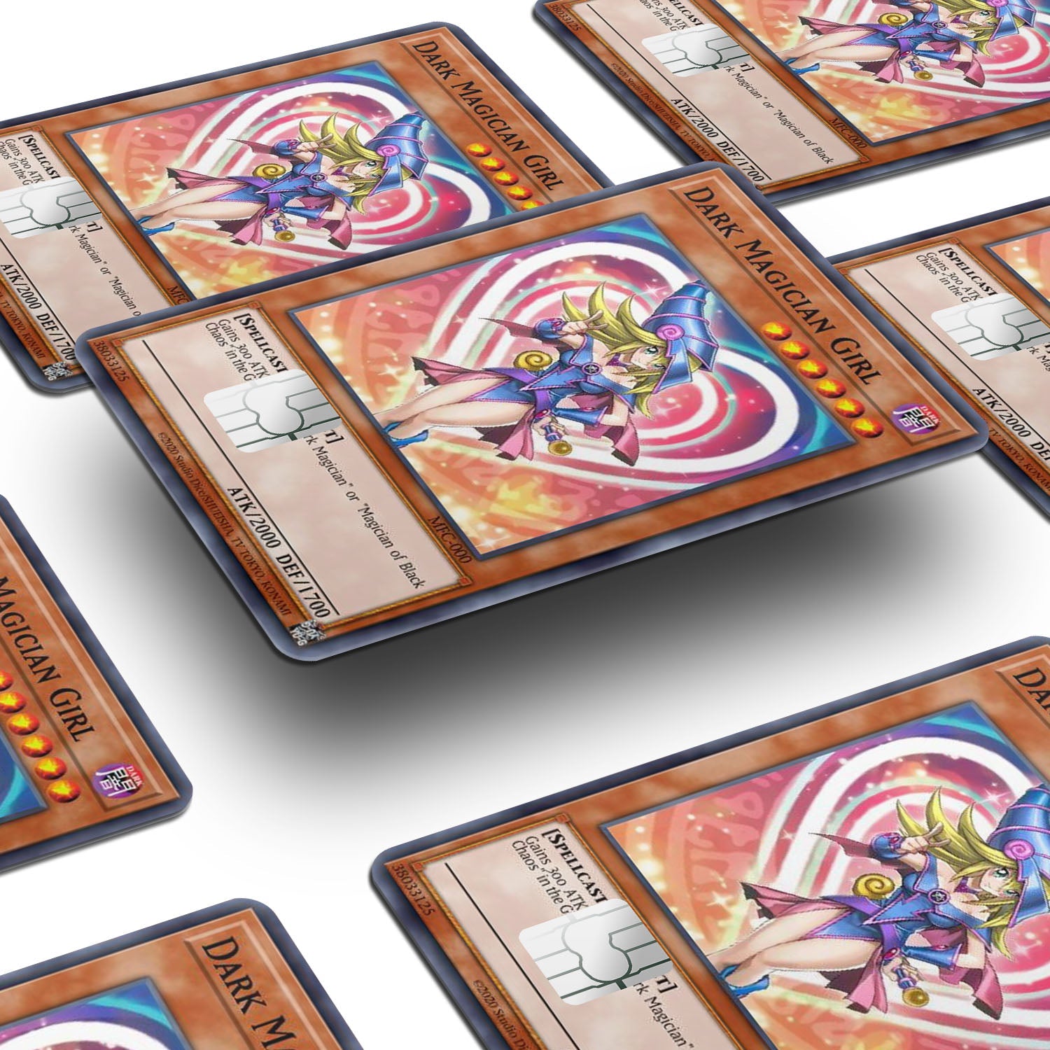Flex Designs Credit Card Yugioh Girl Dark Magician Window Skins - Anime Yu-Gi-Oh Credit Card & Debit Card Skin