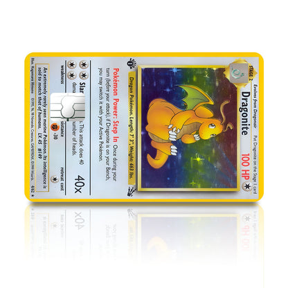 Flex Designs Credit Card Pokemon Dragonite Card Full Skins - Anime Pokemon Credit Card & Debit Card Skin