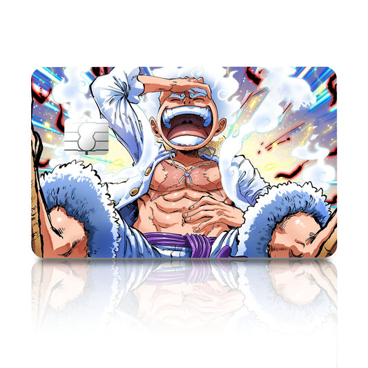 Flex Designs Credit Card One Piece Luffy Gear 5 Awakening Full Skins - Anime One Piece Credit Card & Debit Card Skin