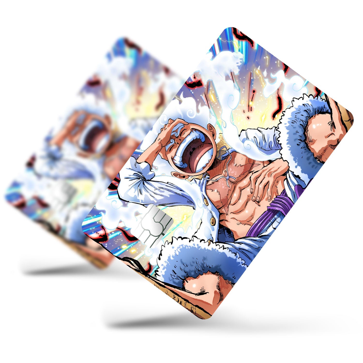 Flex Designs Credit Card One Piece Luffy Gear 5 Awakening Full Skins - Anime One Piece Credit Card & Debit Card Skin
