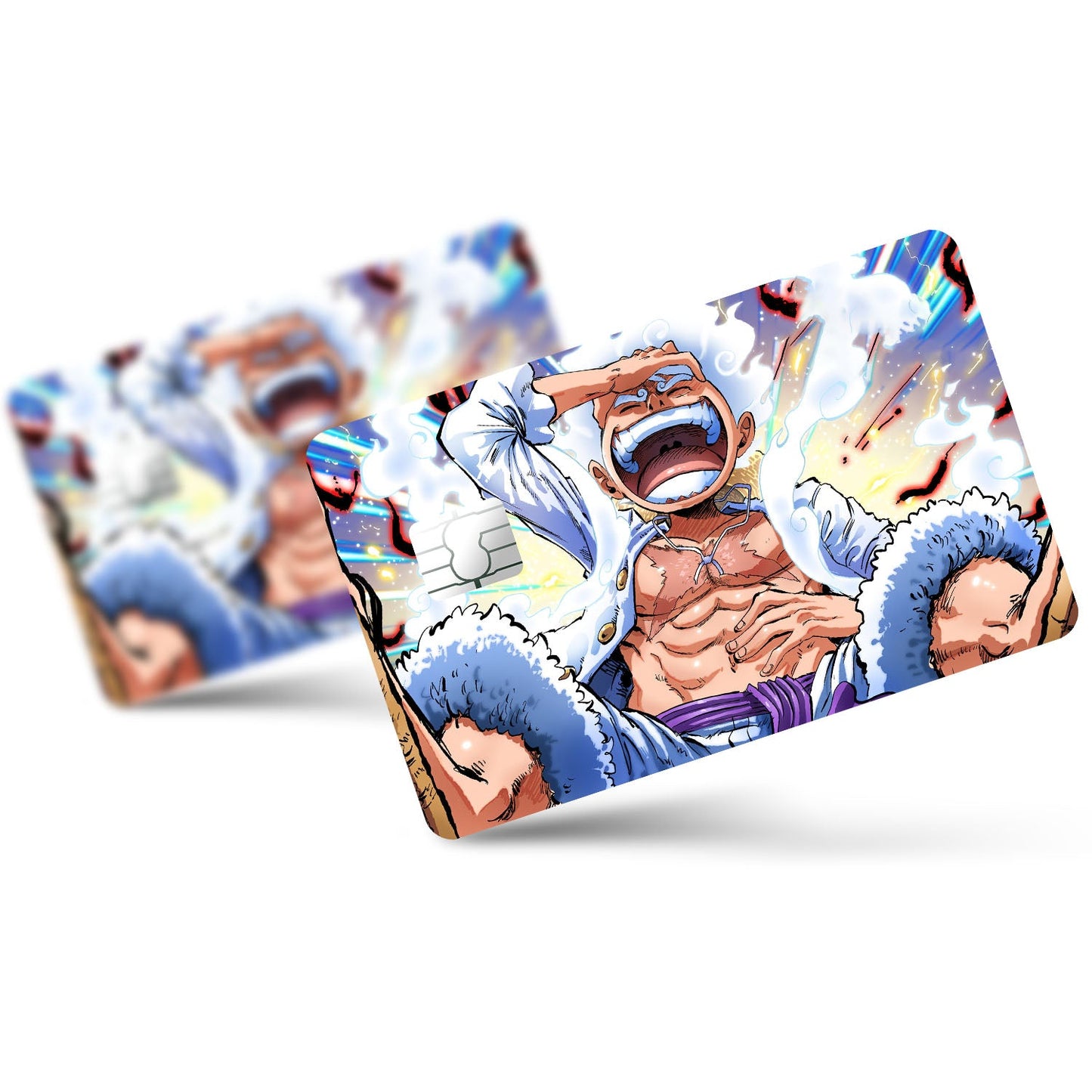 Flex Designs Credit Card One Piece Luffy Gear 5 Awakening Full Skins - Anime One Piece Credit Card & Debit Card Skin