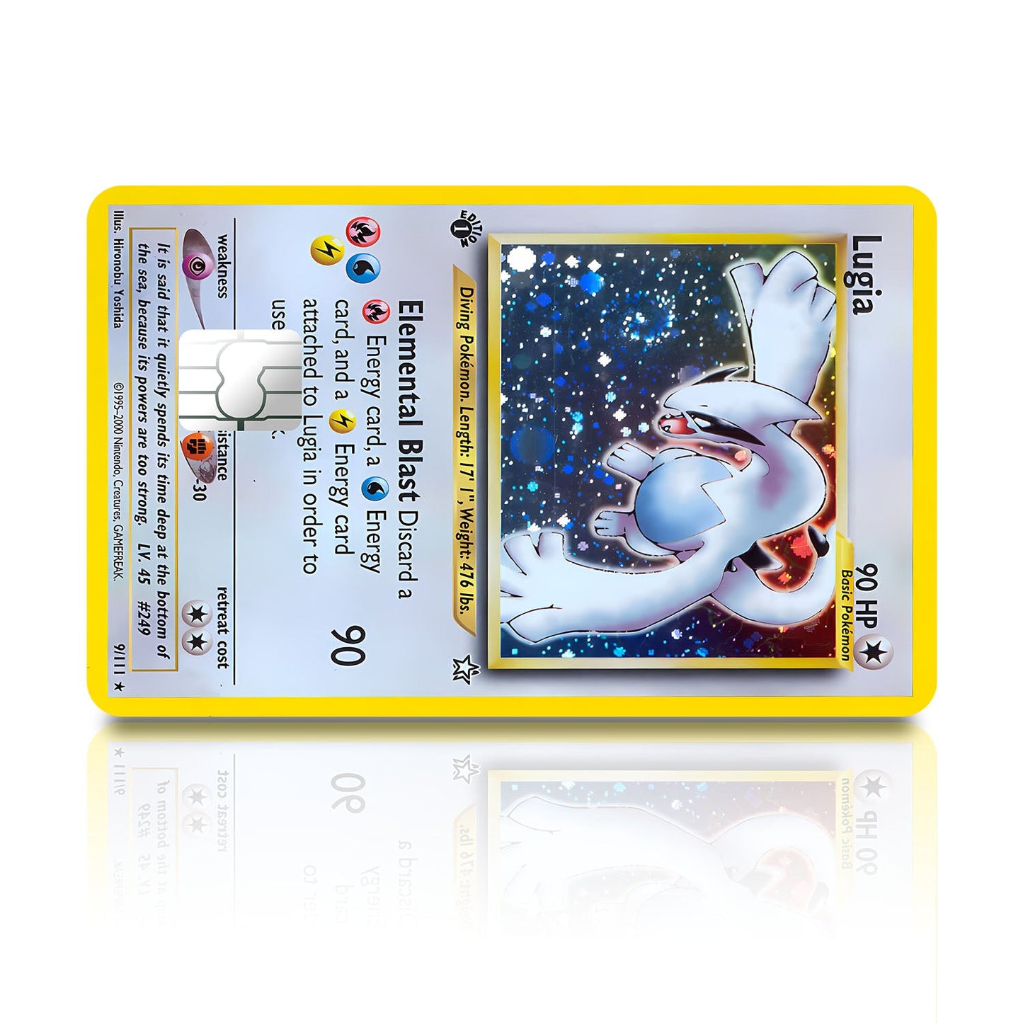 Flex Designs Credit Card Pokemon Lugia Card Full Skins - Anime Pokemon Credit Card & Debit Card Skin