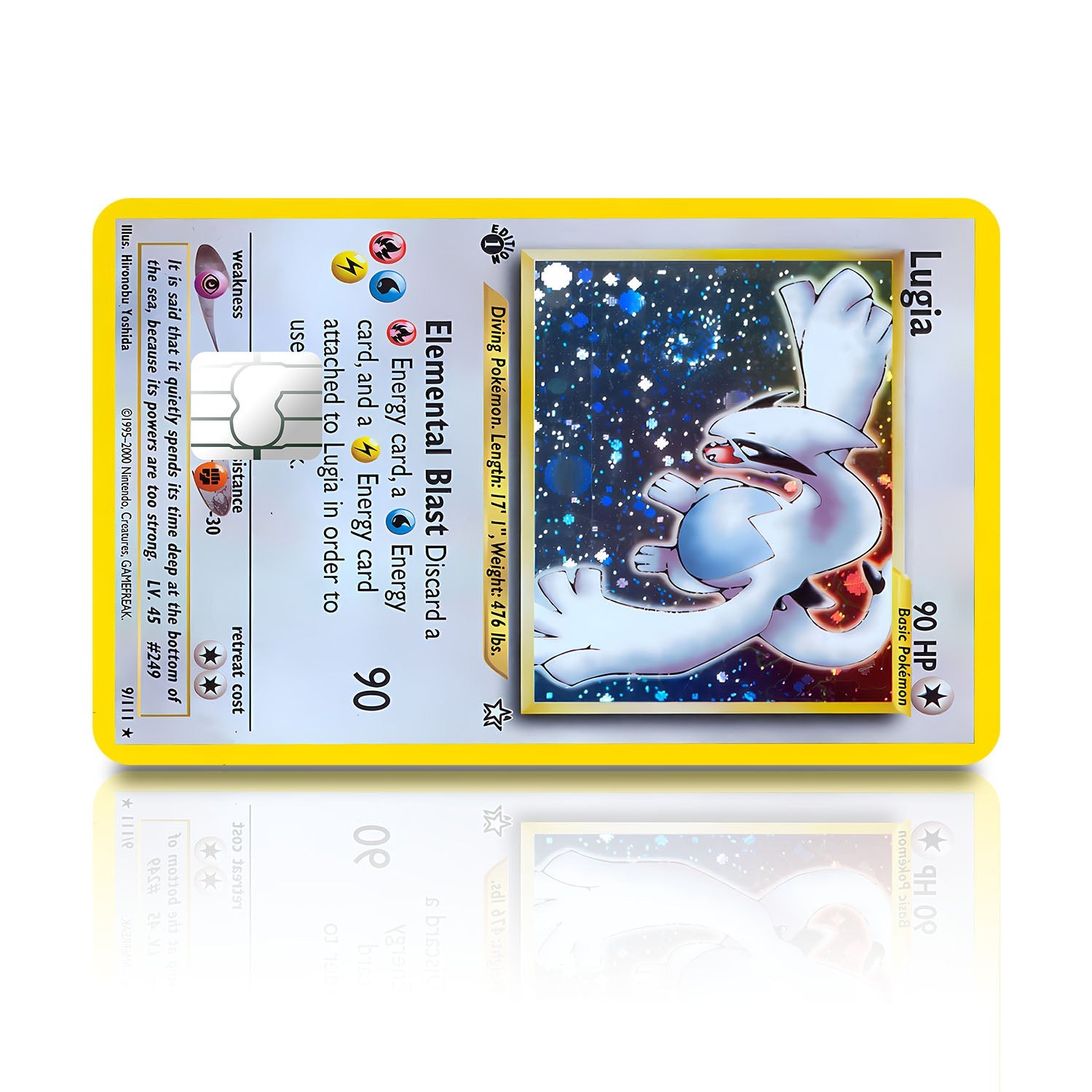 Flex Designs Credit Card Pokemon Lugia Card Full Skins - Anime Pokemon Credit Card & Debit Card Skin