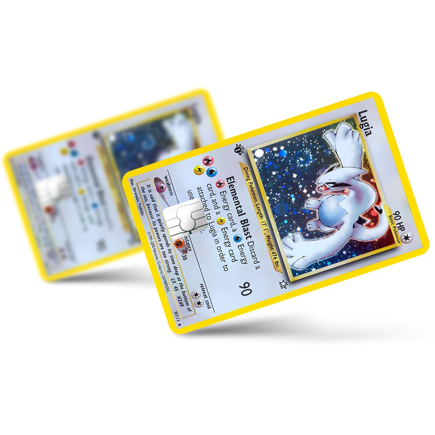 Flex Designs Credit Card Pokemon Lugia Card Full Skins - Anime Pokemon Credit Card & Debit Card Skin