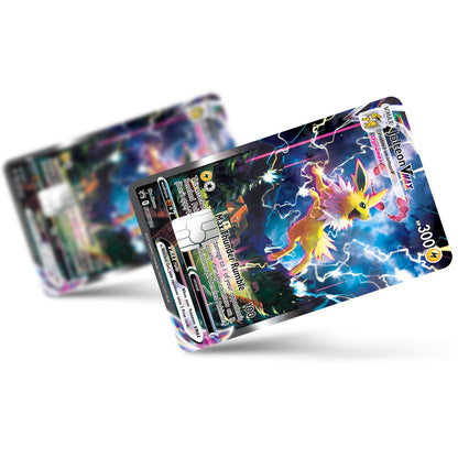 Flex Designs Credit Card Pokemon Rare Jolteon Card Full Skins - Anime Pokemon Credit Card & Debit Card Skin