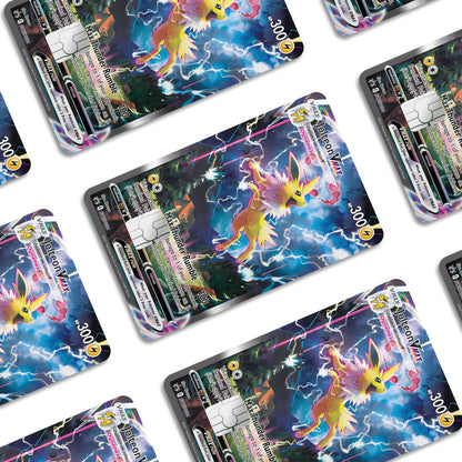 Flex Designs Credit Card Pokemon Rare Jolteon Card Window Skins - Anime Pokemon Credit Card & Debit Card Skin