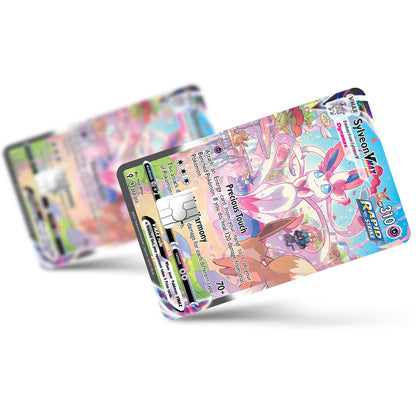 Flex Designs Credit Card Pokemon Rare Sylveon Card Full Skins - Anime Pokemon Credit Card & Debit Card Skin
