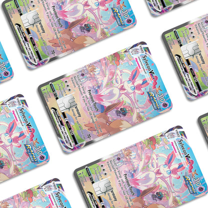 Flex Designs Credit Card Pokemon Rare Sylveon Card Window Skins - Anime Pokemon Credit Card & Debit Card Skin