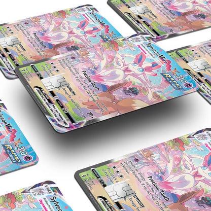 Flex Designs Credit Card Pokemon Rare Sylveon Card Window Skins - Anime Pokemon Credit Card & Debit Card Skin