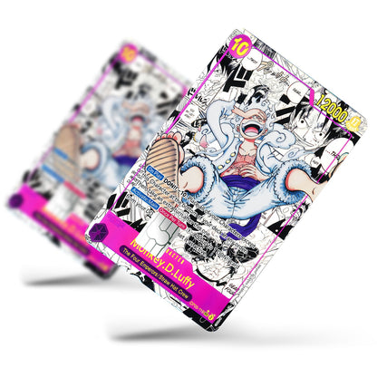Flex Designs Credit Card Luffy Gear 5 Manga Limited Edition One Piece Card Full Skins - Anime One Piece Credit Card & Debit Card Skin