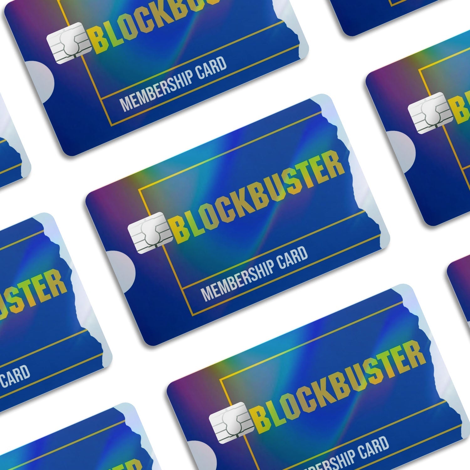 Flex Designs Holographic Credit Card Blockbuster Window Skins - Meme  Holographic Credit Card & Debit Card Skin