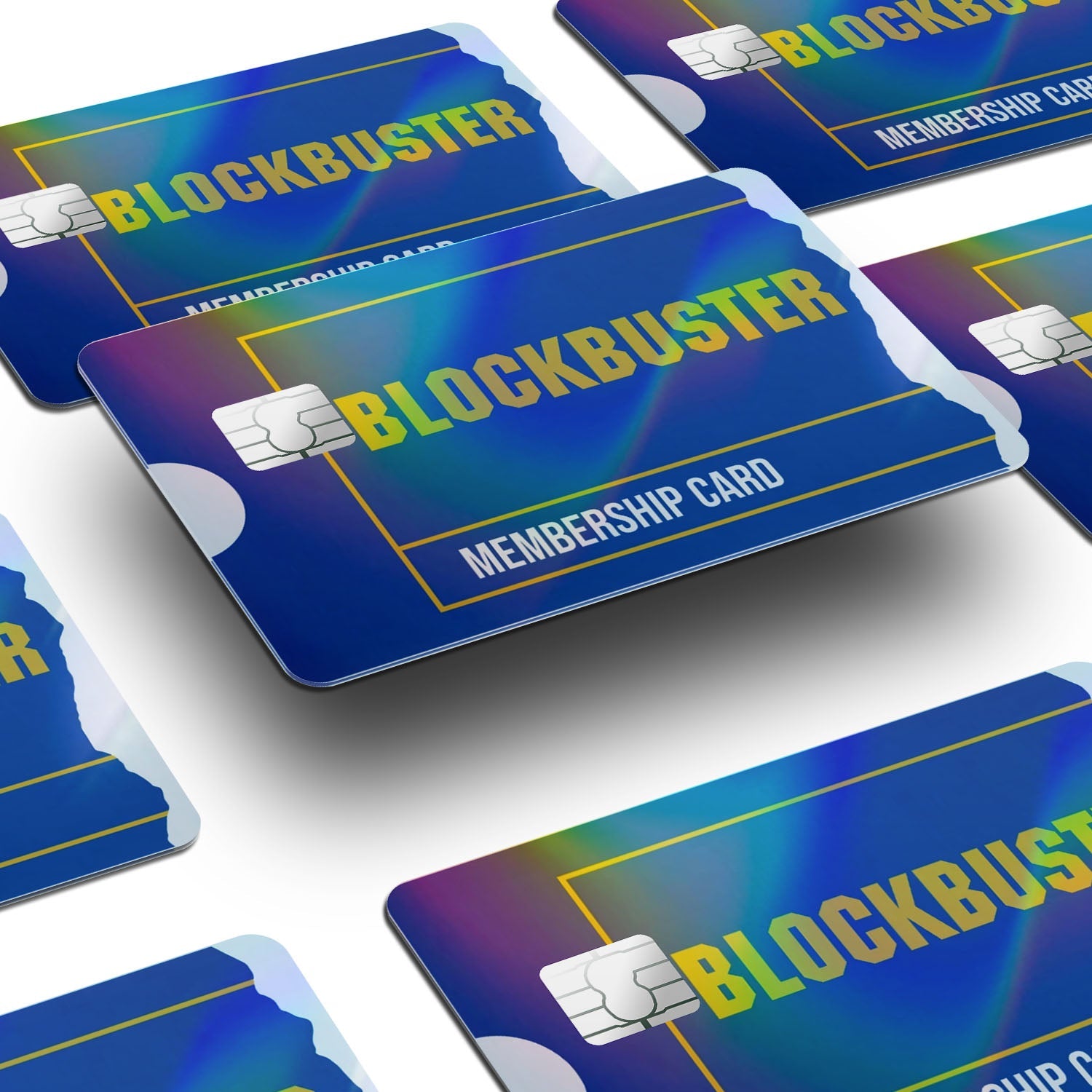 Flex Designs Holographic Credit Card Blockbuster Window Skins - Meme  Holographic Credit Card & Debit Card Skin