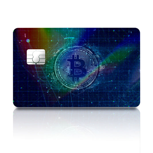 Flex Designs Holographic Credit Card Bitcoin Concept Art Full Skins - Meme  Holographic Credit Card & Debit Card Skin
