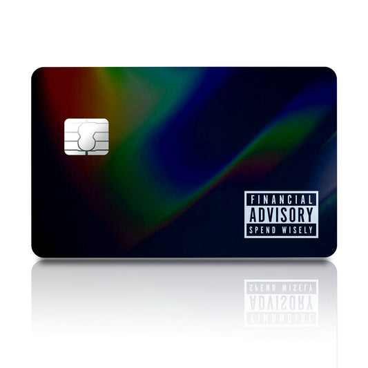 Flex Designs Holographic Credit Card Financial Advisory Full Skins - Meme Quotes Holographic Credit Card & Debit Card Skin