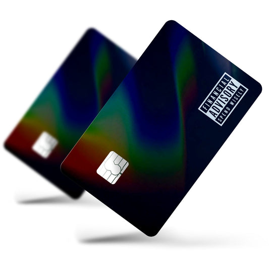 Flex Designs Holographic Credit Card Financial Advisory Full Skins - Meme Quotes Holographic Credit Card & Debit Card Skin