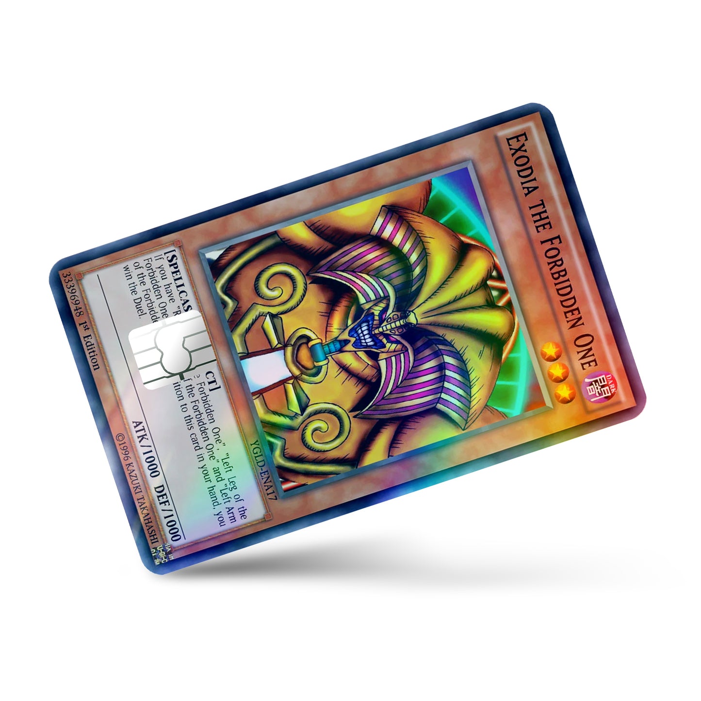 Yugioh Cards Holographic Bundle Credit Card & Debit Card Skin