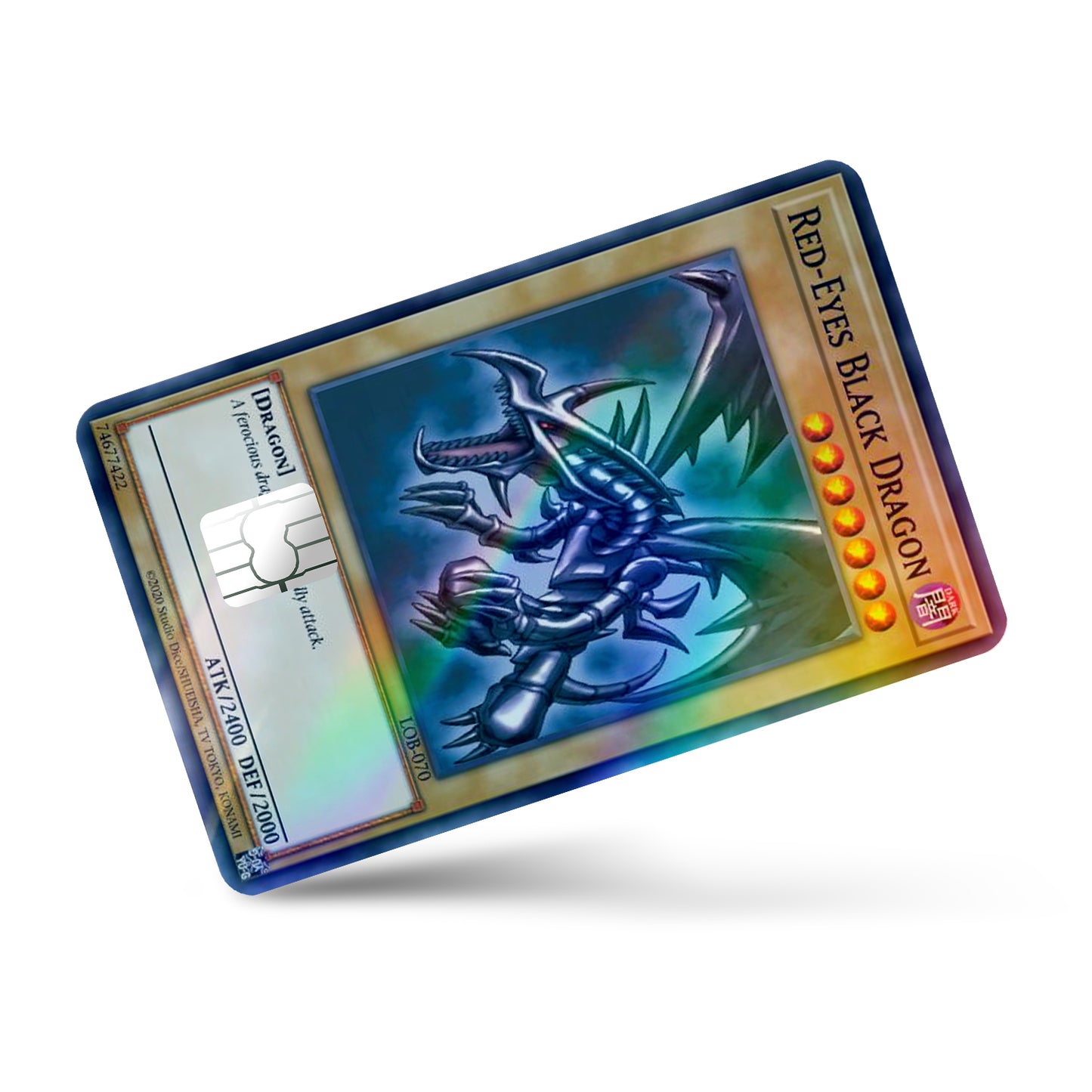 Yugioh Cards Holographic Bundle Credit Card & Debit Card Skin