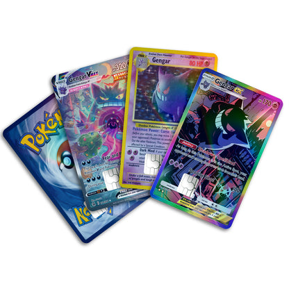 Pokemon Gengar Forms Holographic Bundle Credit Card & Debit Card Skin