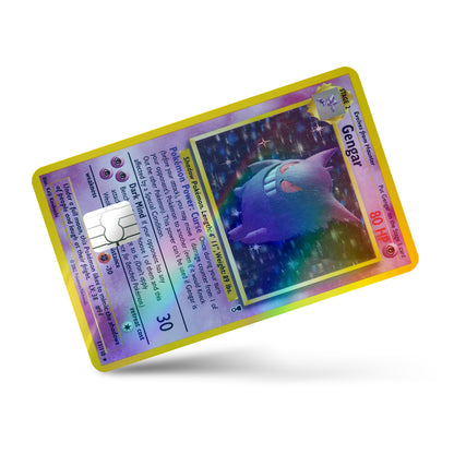 Pokemon Gengar Forms Holographic Bundle Credit Card & Debit Card Skin