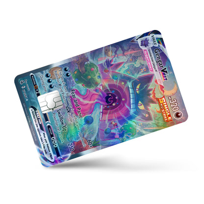 Pokemon Gengar Forms Holographic Bundle Credit Card & Debit Card Skin