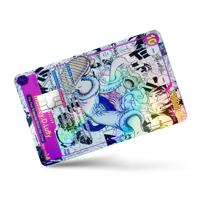 One Piece Monkey D Luffy Holographic Bundle Credit Card & Debit Card Skin