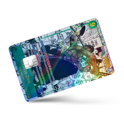 One Piece Roronoa Zoro Holographic Bundle Credit Card & Debit Card Skin