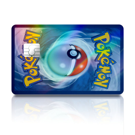 Flex Designs Holographic Credit Card Pokemon Card Full Skins - Anime Pokemon Holographic Credit Card & Debit Card Skin