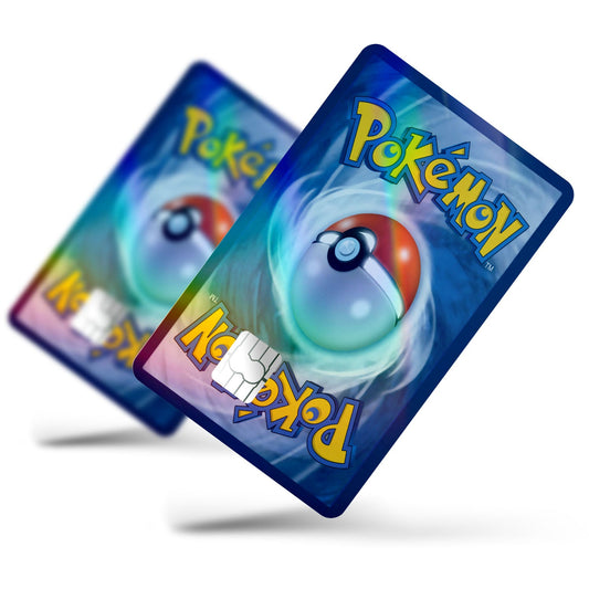Flex Designs Holographic Credit Card Pokemon Card Full Skins - Anime Pokemon Holographic Credit Card & Debit Card Skin