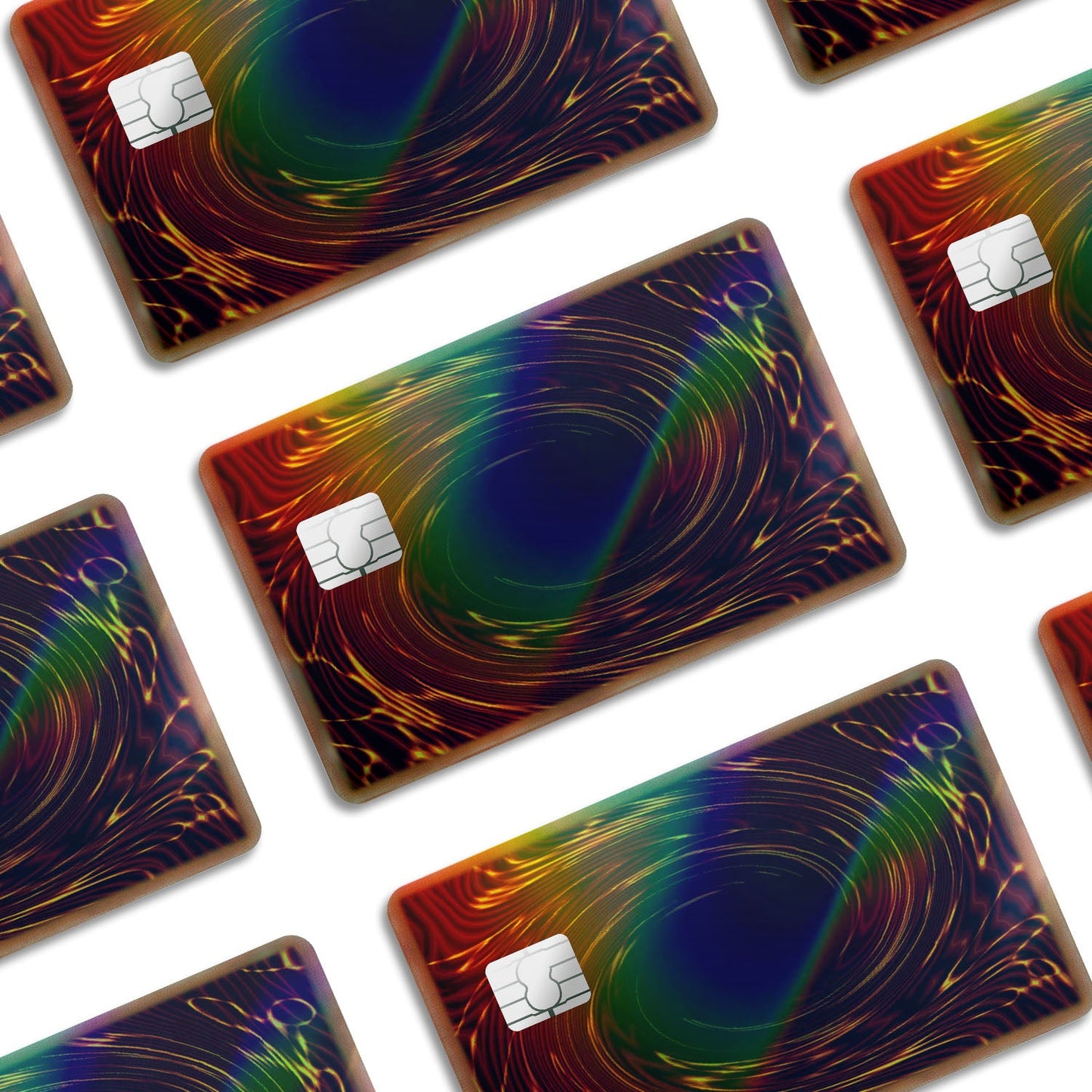 Flex Designs Holographic Credit Card Yugioh Card Window Skins - Anime Yu-Gi-Oh Holographic Credit Card & Debit Card Skin