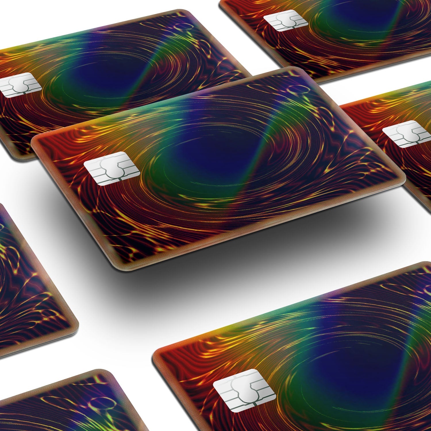 Flex Designs Holographic Credit Card Yugioh Card Window Skins - Anime Yu-Gi-Oh Holographic Credit Card & Debit Card Skin