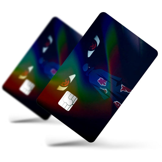 Flex Designs Holographic Credit Card Itachi Tsukuyomi Full Skins - Anime Naruto Holographic Credit Card & Debit Card Skin