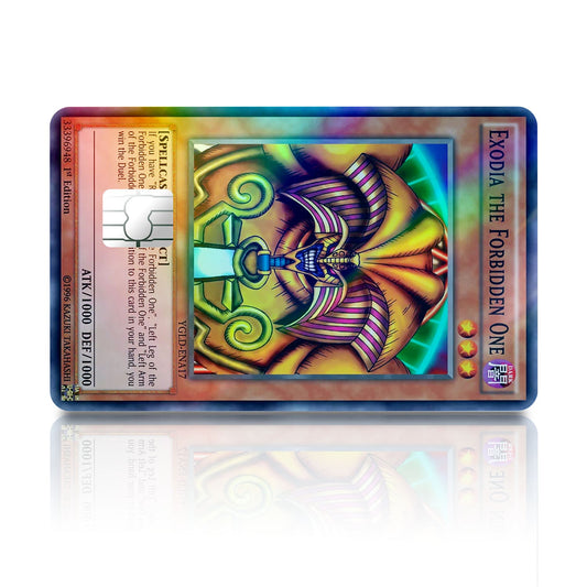 Flex Designs Holographic Credit Card Yugioh Exodia the Forbidden Full Skins - Anime Yu-Gi-Oh Holographic Credit Card & Debit Card Skin